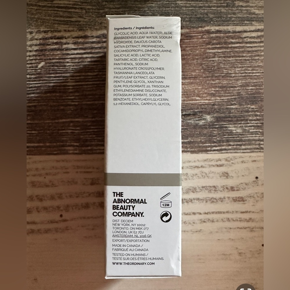 NWT The Ordinary AHA BHA Peeling Solution 30 ml/1 fl oz - Picture 8 of 11